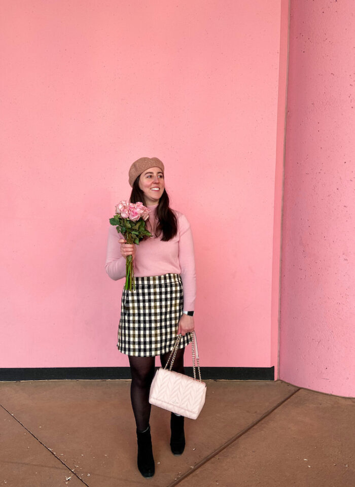 A Chic Parisian & Thrifted Look for Valentine’s Day